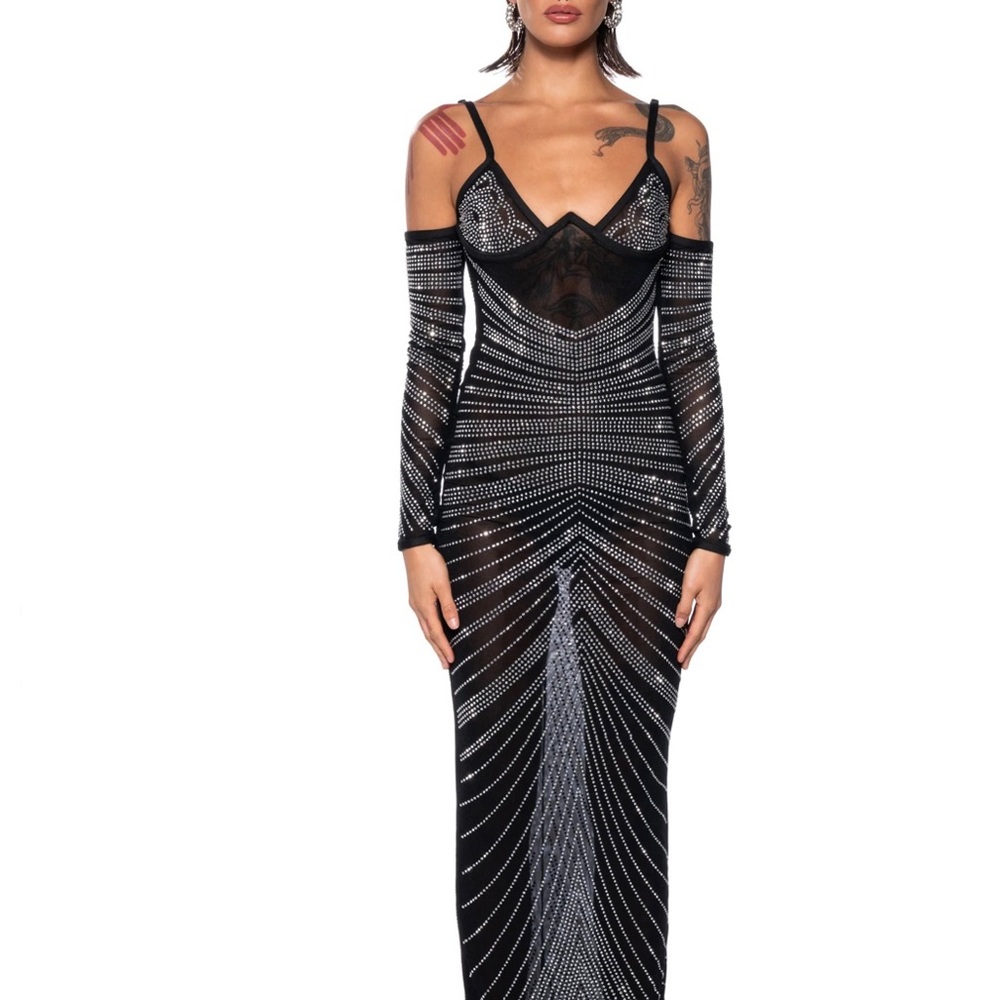 AKIRA, I bring the party embellished maxi dress - Picture 3 of 17
